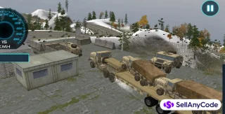 Army Vehicle Transporting Unity 2021.3