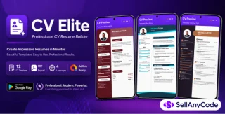 Professional CV Resume Builder Android App with PDF Export and AdMob