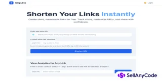 SkipLink Modern Self-Hosted URL Shortener