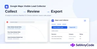 Google Maps Lead Collector - Chrome Extension