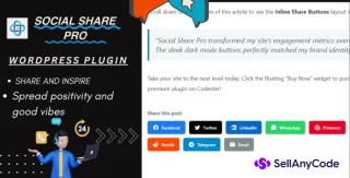 Social Share Pro - WordPress Social Plugin
