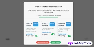 GDPR Legal Compliance Cookie Consent & GTM Blocker