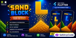 Sand Block: Color Match Puzzle | Flutter Android & iOS Game Template