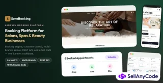 SureBooking Online Appointment Booking Laravel System for Salons, Spas & Beauty
